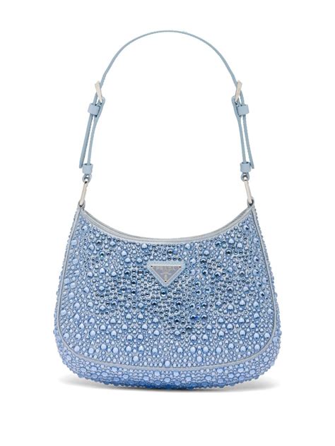 prada crystal cleo bag|prada cleo bag used.